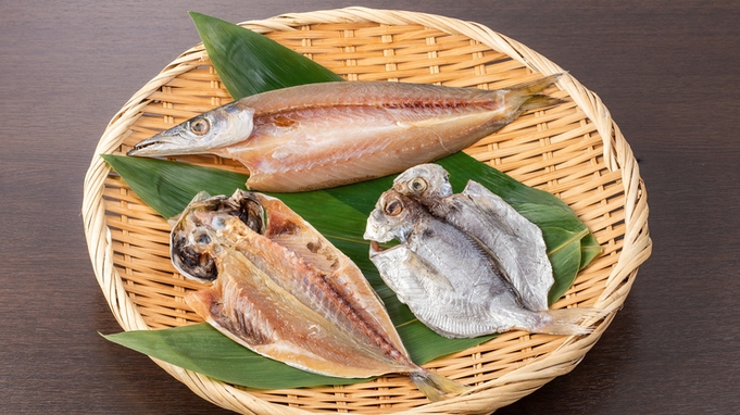 夕食は伊豆熱海でご自由に！朝食の干物はアジなど3種類から選べる☆1泊朝食付きプラン